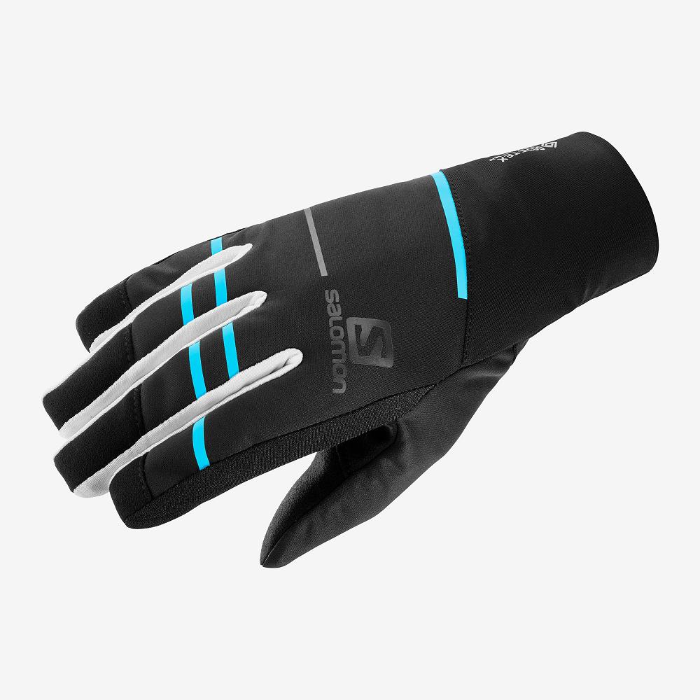 SALOMON RS PRO WS U Philippines - Men's Gloves - Black | 456197-IFK